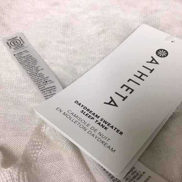 NWT ATHLETA Daydream Sweater Sleep Tank. Size S - Picture 7 of 8
